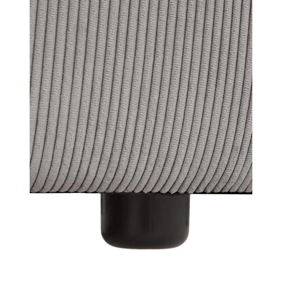 Chaise Longue Xl Componibile In Velluto A Coste Lennon