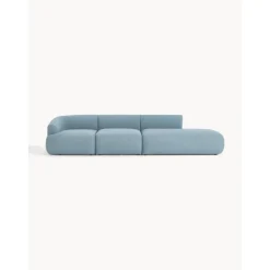 Chaise Longue Xl Componibile In Boucle Sofia