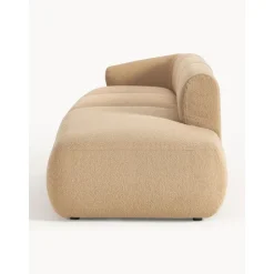 Chaise Longue Xl Componibile In Boucle Sofia