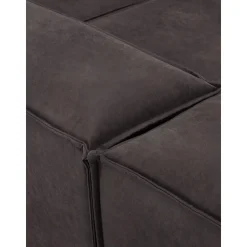 Chaise Longue Xl Componibile In Pelle Riciclata Lennon