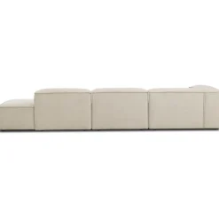 Chaise Longue Xl Componibile In Velluto A Coste Lennon