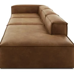 Chaise Longue Xl Componibile In Pelle Riciclata Lennon