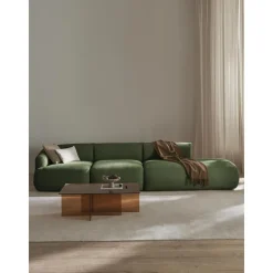 Chaise Longue Xl Componibile In Boucle Sofia