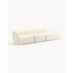 Chaise Longue Xl Componibile In Boucle Sofia