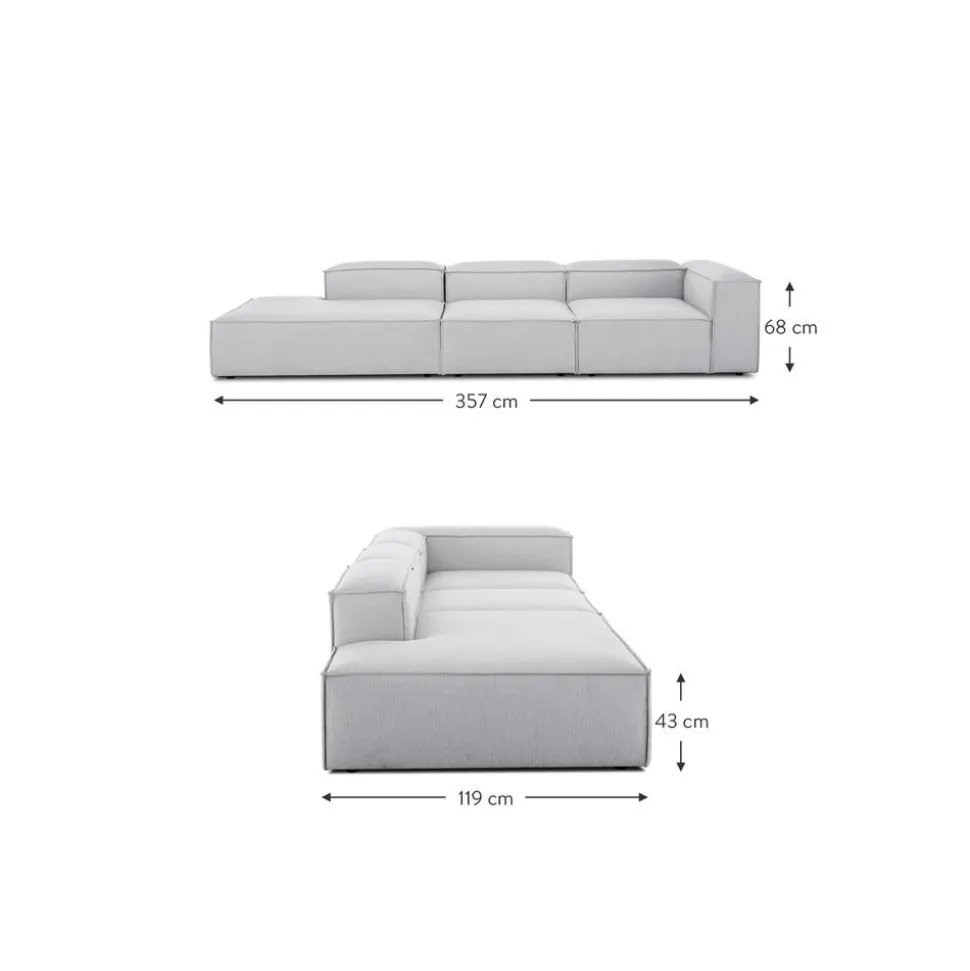 Chaise Longue Xl Componibile Lennon