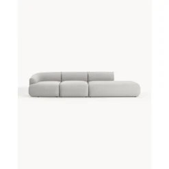 Chaise Longue Xl Componibile In Boucle Sofia