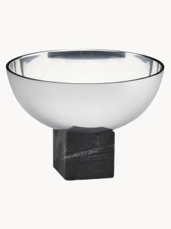 Ciotola Decorativa Con Base In Marmo Sapoto