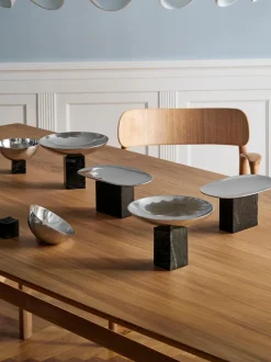 Ciotola Decorativa Con Base In Marmo Sapoto