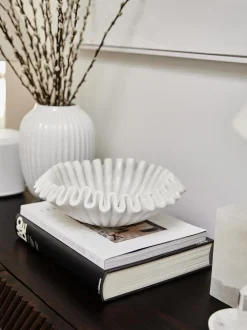 Ciotola Decorativa In Marmo Santorini