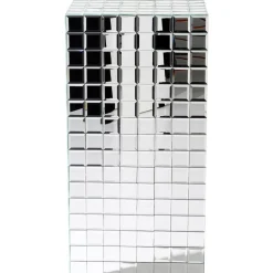 Colonna Decorativa Con Mosaico A Specchio Disco