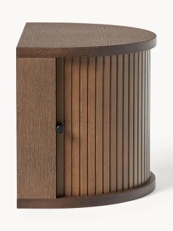 Comodino Da Parete Con Fronte Scanalato Calary