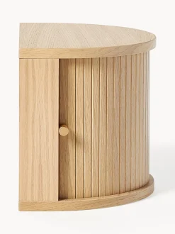 Comodino Da Parete Con Frontale Scanalato Calary