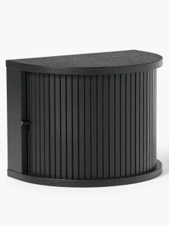 Comodino Da Parete Con Frontale Scanalato Calary