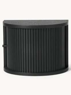 Comodino Da Parete Con Frontale Scanalato Calary