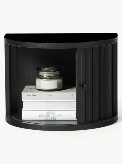 Comodino Da Parete Con Frontale Scanalato Calary