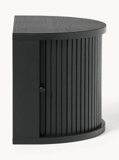 Comodino Da Parete Con Frontale Scanalato Calary