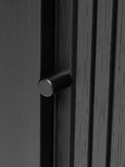 Comodino Da Parete Con Frontale Scanalato Calary