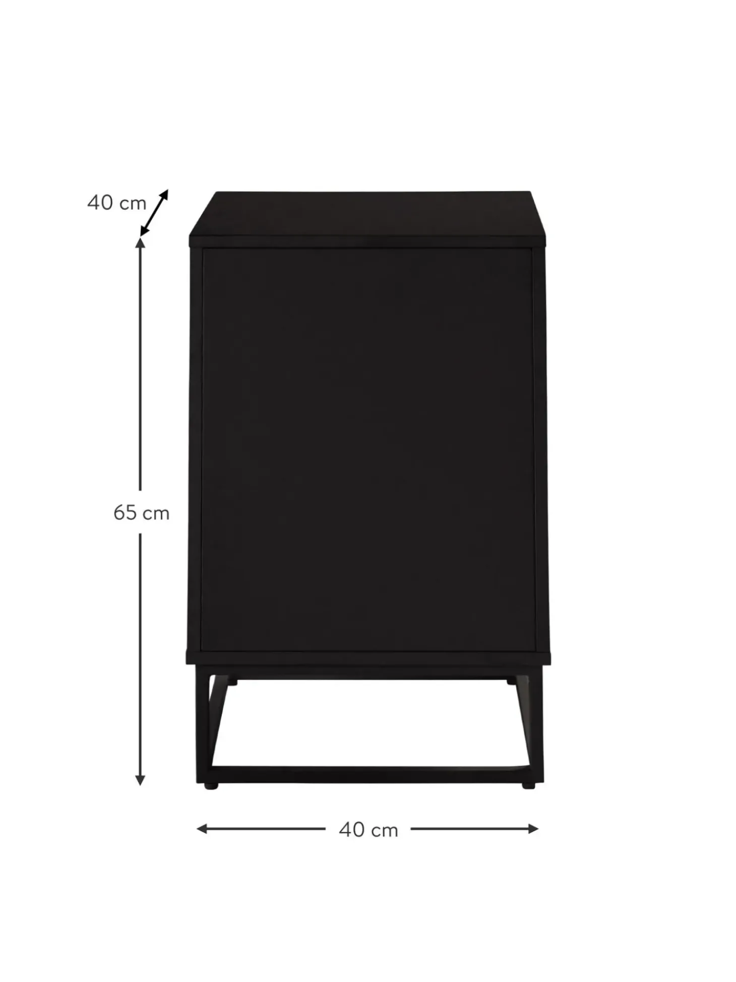 Comodino In Legno Con Anta Lyckeby