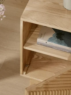 Comodino In Legno Di Frassino Massiccio Louis