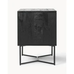 Comodino In Legno Di Mango Massiccio Con Cassetti Luca