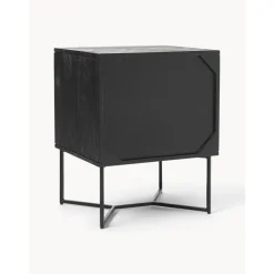 Comodino In Legno Di Mango Massiccio Con Cassetti Luca