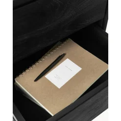 Comodino In Legno Di Mango Massiccio Con Cassetti Luca