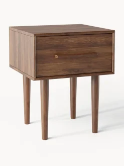 Comodino In Legno Di Mango Massiccio Paul