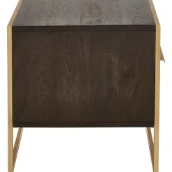 Comodino In Legno Di Mango Massiccio Harry