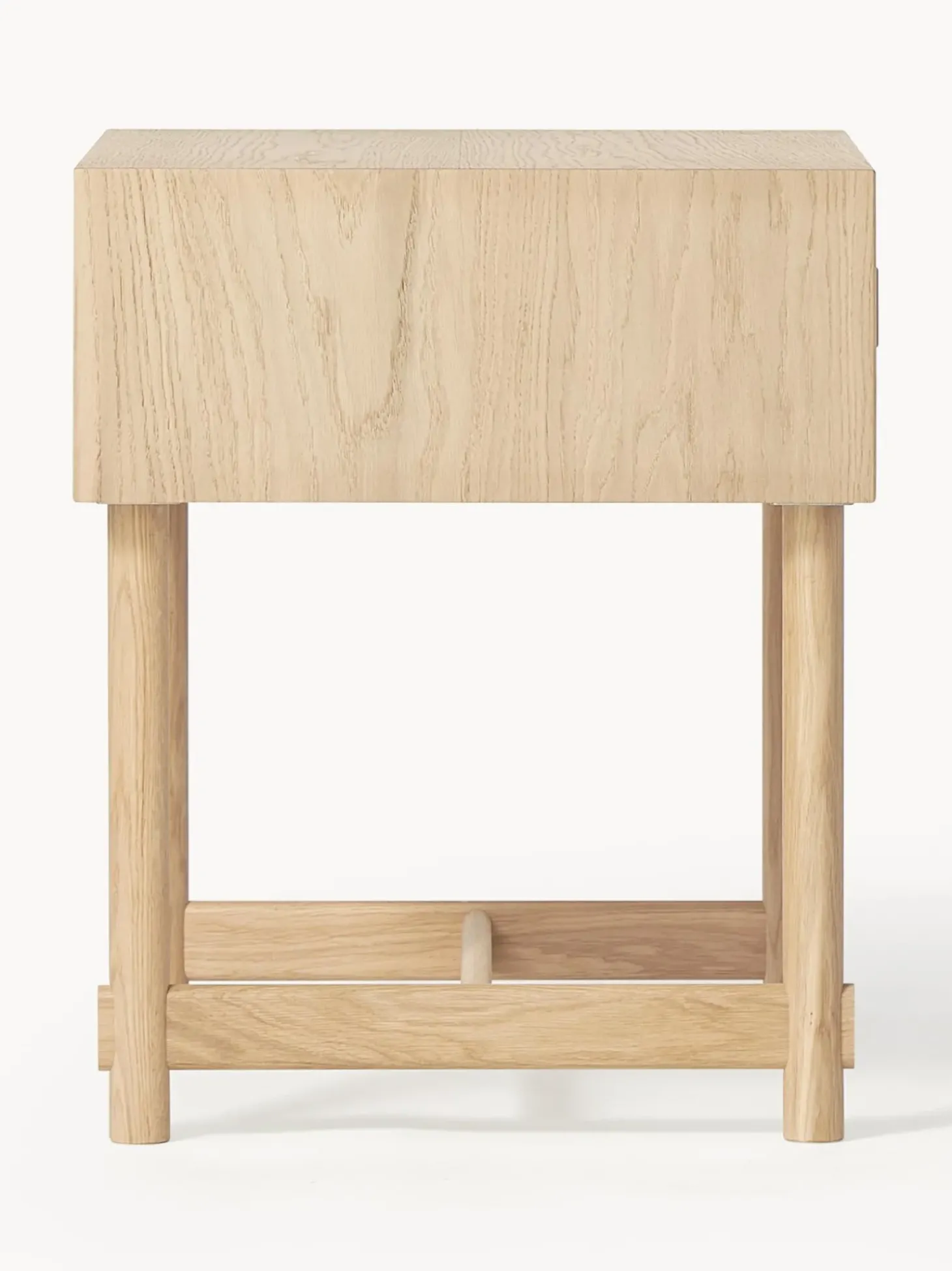 Comodino In Legno Di Quercia Con Cassetto Diana