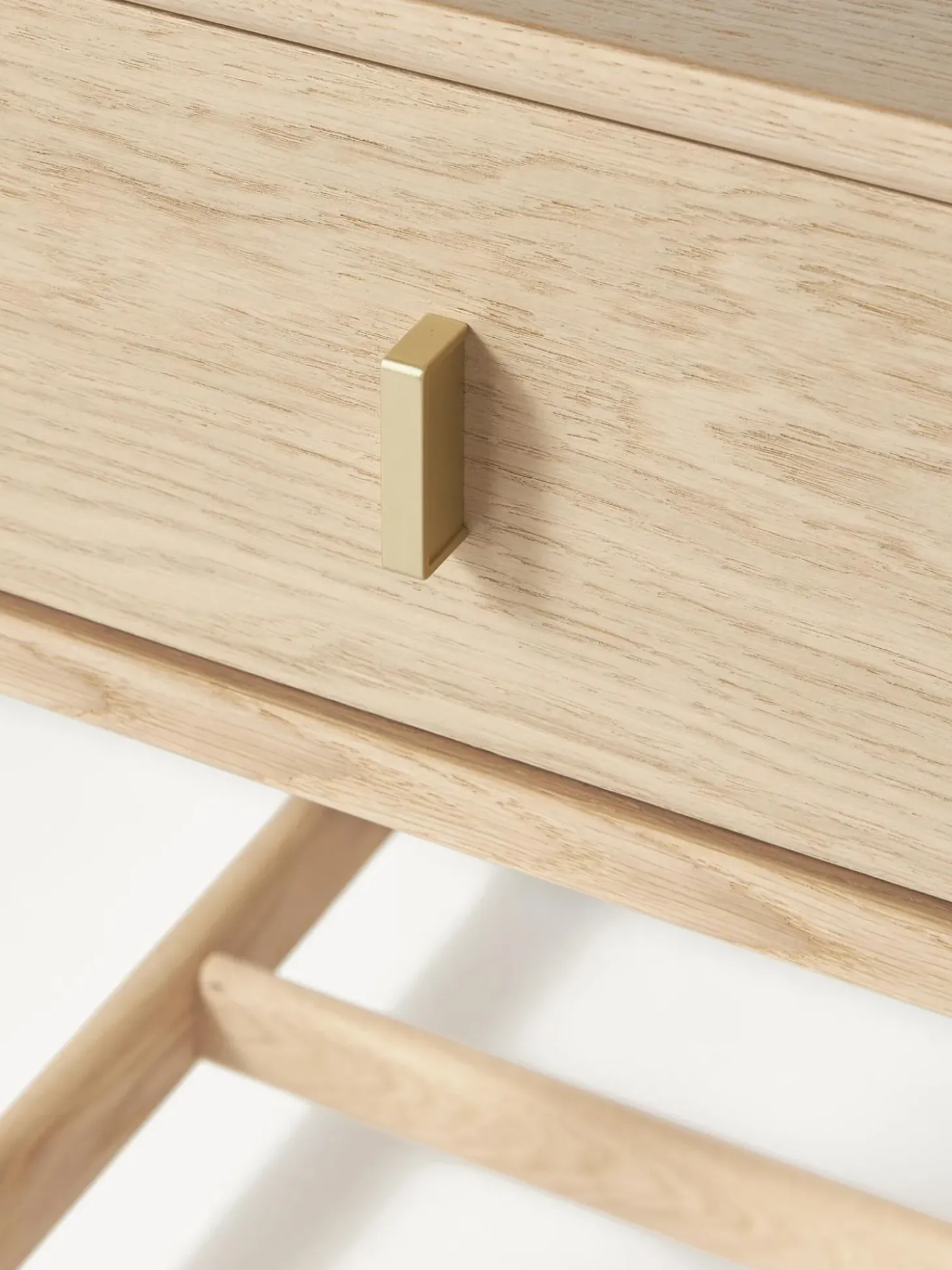 Comodino In Legno Di Quercia Con Cassetto Diana