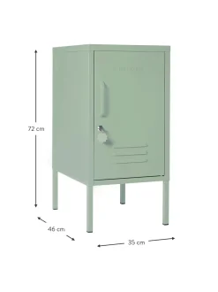 Comodino In Metallo The Shorty, Apertura Verso Destra O Sinistra