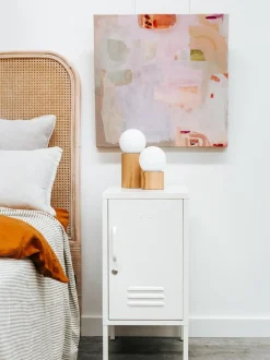 Comodino In Metallo The Shorty, Apertura Verso Sinistra O Destra