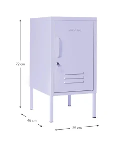 Comodino In Metallo The Shorty, Apertura Verso Destra O Sinistra