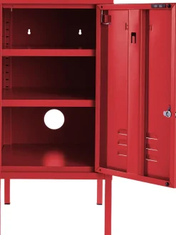 Comodino In Metallo The Shorty, Apertura Verso Sinistra O Destra