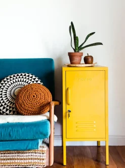 Comodino In Metallo The Shorty, Apertura Verso Destra O Sinistra