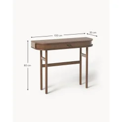 Consolle Con Fronte Scanalato Calary