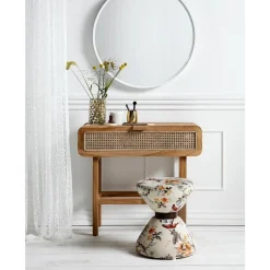 Consolle Con Intreccio In Rattan Aising