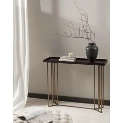 Consolle Con Piano In Legno Massiccio Luca