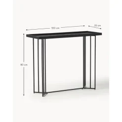 Consolle Con Piano In Legno Massiccio Luca