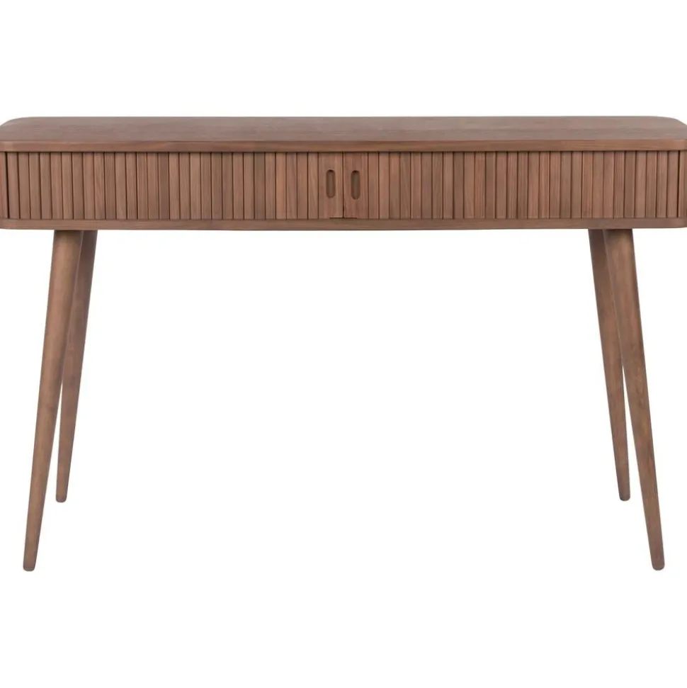 Consolle In Legno Con Cassetti E Frontali Scanalati Barbier