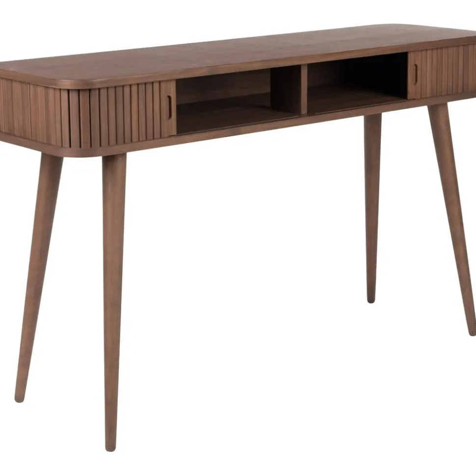 Consolle In Legno Con Cassetti E Frontali Scanalati Barbier