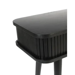 Consolle In Legno Con Vano Portaoggetti E Frontale Scanalato Barbier