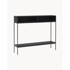 Consolle In Legno Massiccio Con Vani A Giorno Lyle