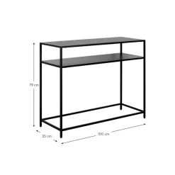 Consolle In Metallo Con Ripiano Neptun