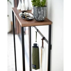 Consolle Stretta In Metallo Con Ganci Tower