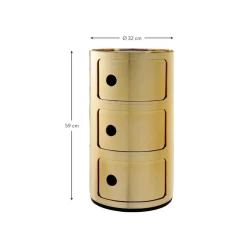 Contenitore Di Design Con 3 Cassetti Componibili