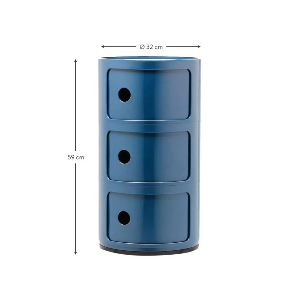 Contenitore Di Design Con 3 Cassetti Componibili