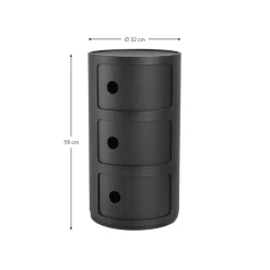 Contenitore Di Design Con 3 Cassetti Componibili