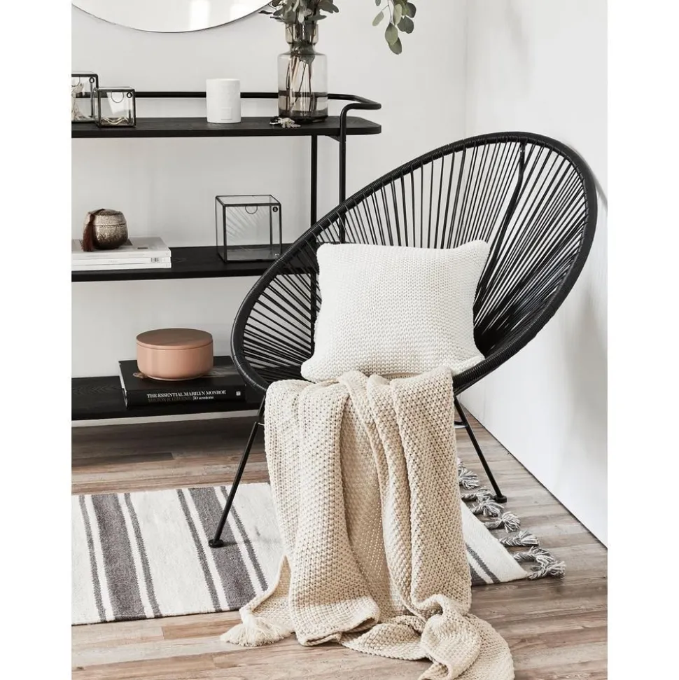 Copricuscino A Maglia In Cotone Organico Adalyn