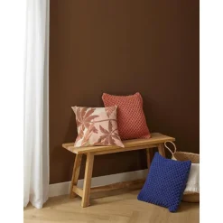 Copricuscino A Maglia In Cotone Gabrielle